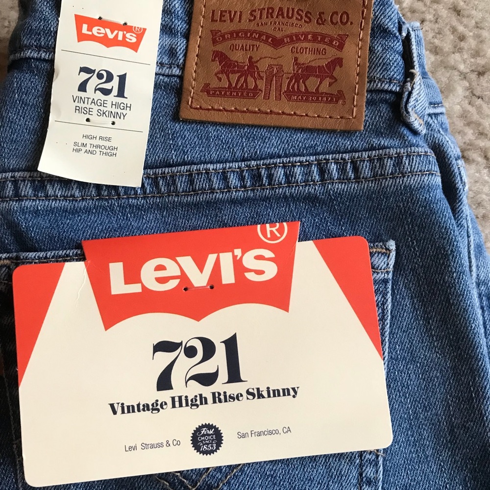 ✨Last 1 ! Levi’s 721 vintage High Rise Skinny Jean - Picture 6 of 8